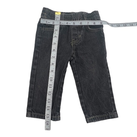 Kids Headquarters Black Straight Leg Jeans Size 12 Months - Picture 4 of 5